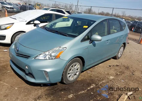 2014 Toyota Prius V Two from USA, damaged, VIN JTDZN3EU0EJ015203